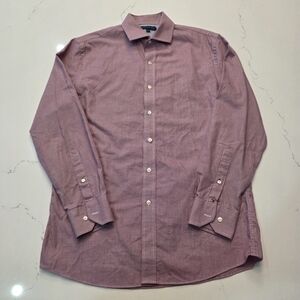 Tommy Hilfiger Men's Casual Button Down Shirt - Men's size Medium 15.5 32/33